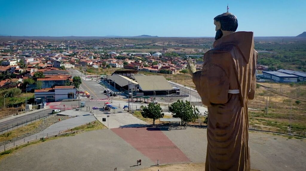 Estátua de São Francisco, no Canindé
