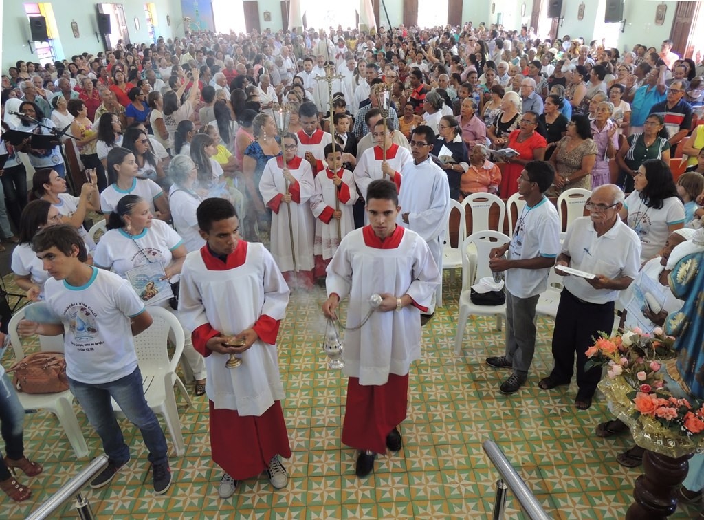 Festa da Paróquia Imaculado Coração de Maria, em Abaiara, em 2014