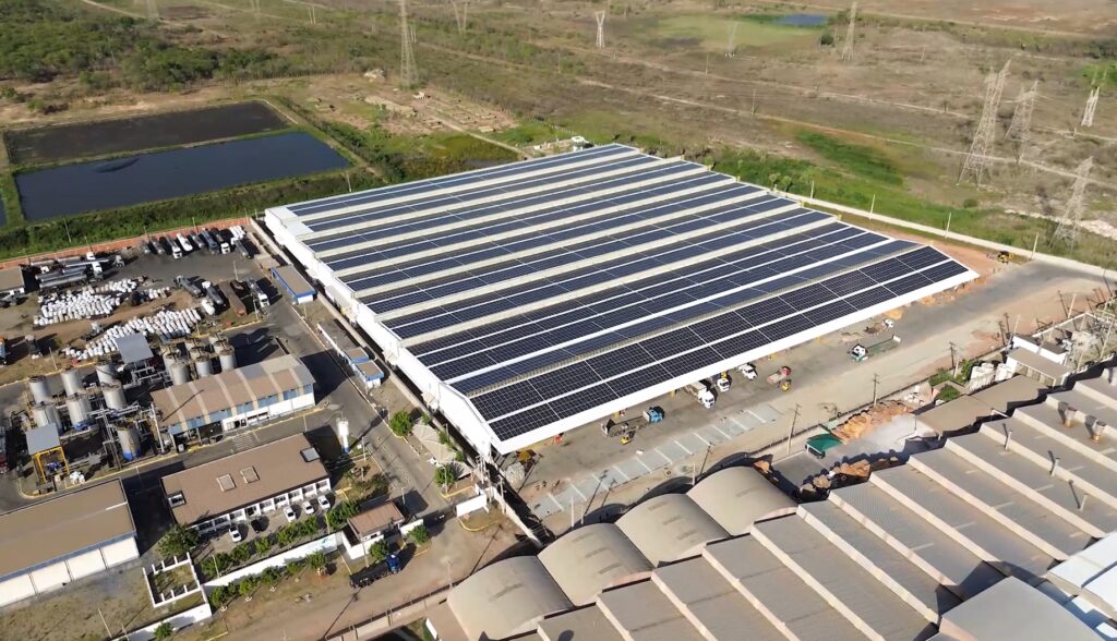 Placas solares da Cerbras