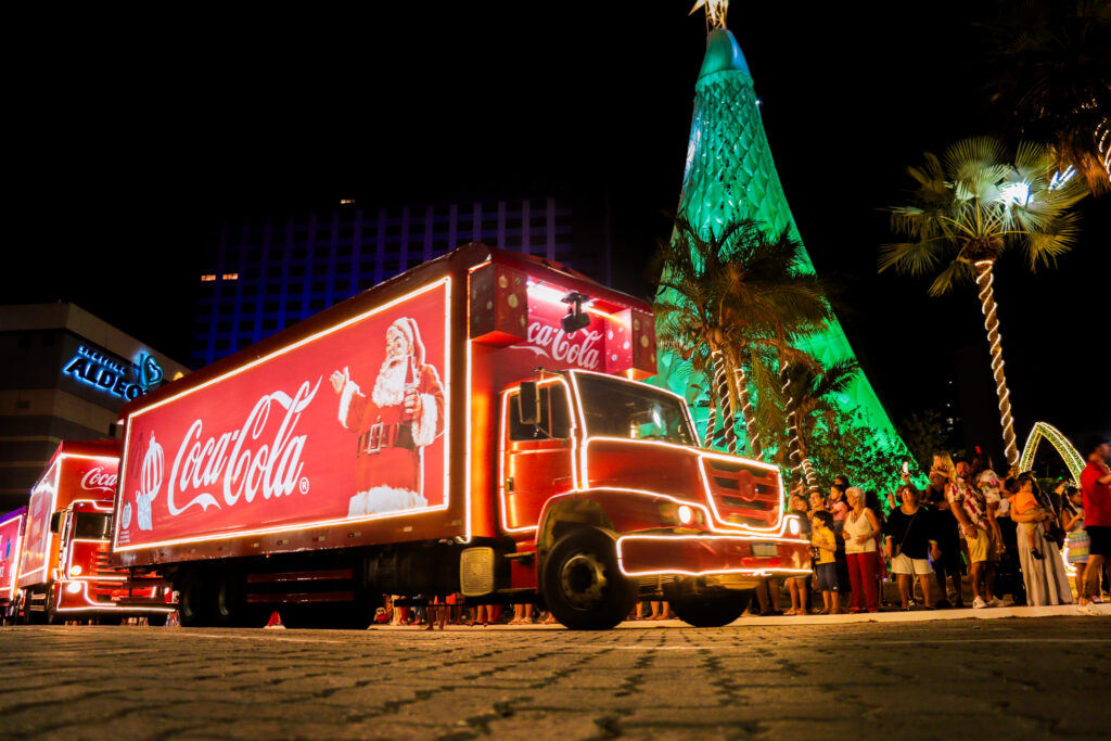 Caravana de Natal da Coca-Cola em Fortaleza